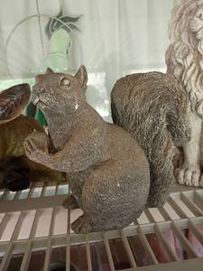 lot 3112 image: Squirrel Yard Decor.   Approximately 9in. tall