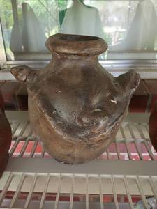 lot 3115 image: Pottery Pot.  10in. tall