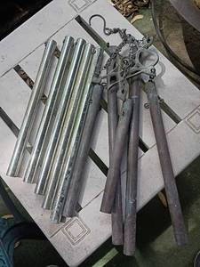 lot 3120 image: Wind Chimes.   One set needs restrung.