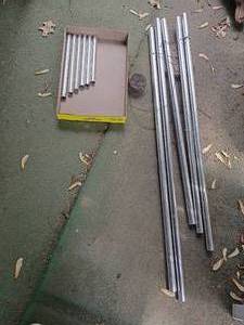 lot 3136 image: 2 Sets of Wind Chimes.   Both need restrung    The longest is 46in.