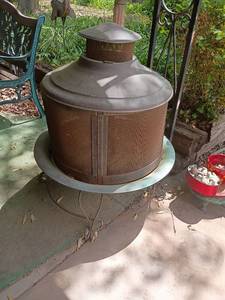 lot 3137 image: Fire Pit with Screen.   Approximately 36 x 33