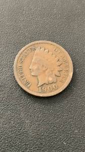 lot 17 image: 1900 Indian Head One Cent Penny US Coin