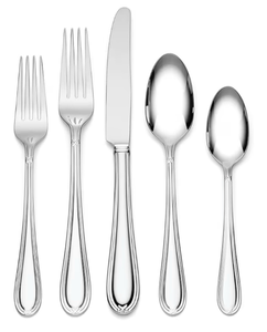 lot 26 image: LENOX 42 piece flatware set 1810 stainless steel appears new