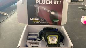 lot 29 image: MORF Police Security LED Flashlight with Removable Components