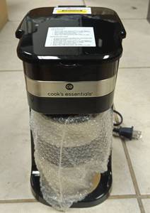 lot 276 image: Cooks Essentials Single Serve Coffee Maker