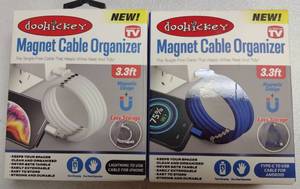 lot 353 image: DooHickey Magnetic Cable Organizer Set