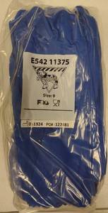 lot 355 image: Work Horse Disposable Nitrile Gloves Size 9 Blue FDA Approved DP60