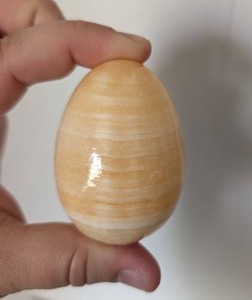 lot 2010 image: Natural Stone Egg (Onyx)