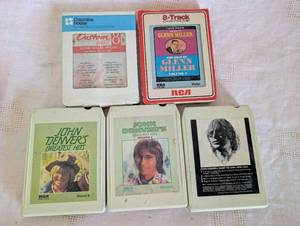 lot 2018 image: Classic Music 8-Track Cartridge Collection - Glenn Miller, John Denver, John Tenver