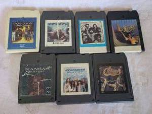 lot 2020 image: 8-Track Music Cartridge Collection - Chicago, Aerosmith, Kansas, The Doobie Brothers and more&nbsp