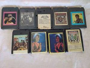 lot 2023 image: 8-Track Tape Cartridge Collection - George Benson, Sly &amp The Family Stone Hits, The Isley Brothers, Jimmy Bo Horne Dance Across The Floor, Village People