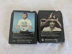 lot 2024 image: 8-track Cartridge Collection - Steve Martin and George Carlin&nbsp