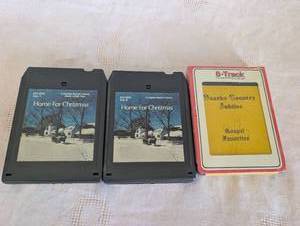 lot 2025 image: Collection of Christmas and Gospel 8-Track Cartridges - 3 ct