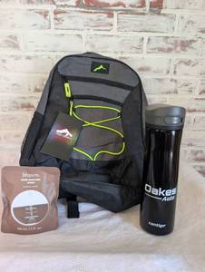 lot 6018 image: NEW Outdoor Travel Bundle with Backpack, Water Bottle and Hand Sanitizer