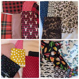 lot 6021 image: Mixed Fabric Patterns Collection Bundle