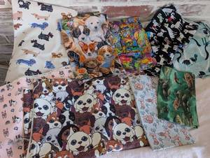 lot 6024 image: Animal Print Cotton Fabric Collection