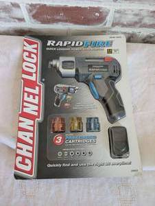 lot 6501 image: Channellock RapidFire Quick Loading Power Screwdriver with 3 Pre-loaded Cartridges