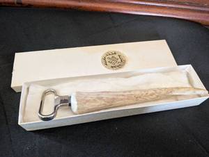 lot 6514 image: High Country Arts Antler Bottle Opener