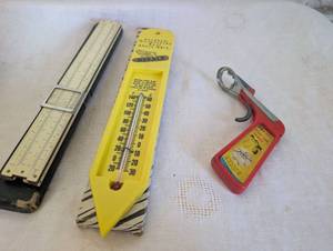 lot 6516 image: Engineering Slide Rule and Agricultural Tools Collection