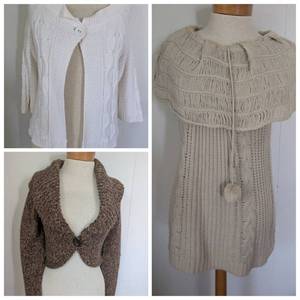 lot 7009 image: Womens Knitwear Bundle - Cardigans and Sweater Dress