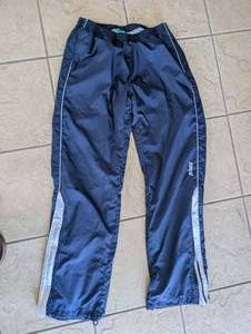 lot 7031 image: Prince Athletic Track Pants Navy Blue - Size Medium