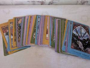 lot 8015 image: Tarot Card Set with Velvet Storage Pouch