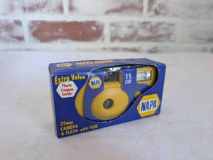 lot 9404 image: NAPA Auto Parts 35mm Disposable Camera with Flash