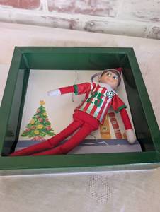 lot 9512 image: The Elf on the Shelf Christmas Tradition Book and Doll Set