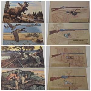 lot 5522 image: Remington Arms Company 150th Anniversary Wildlife Print Portfolio