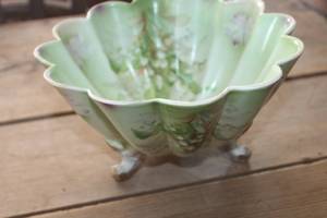 lot 4512 image: Antique Germany Ruffled Bowl 8 12 wide