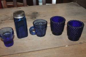 lot 4533 image: VTg. Cobalt Blue Candle Votive Holders & More