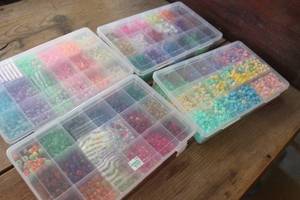 lot 4601 image: Craft Beads with Organizers