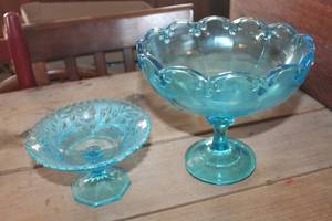 lot 4653 image: Vtg. Indiana Glass Compote and More