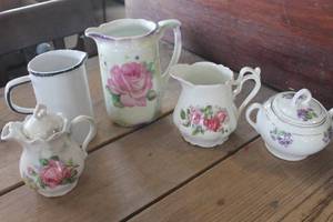 lot 4663 image: Antique Bavaria Pitcher and More