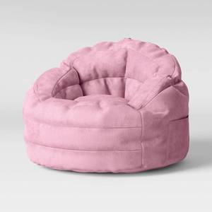 lot 9045 image: Settle In Kids Bean Bag Chair Purple - Pillowfort Toddler Beanbag Seat, Indoor Use, No Assembly Required - Retail $75