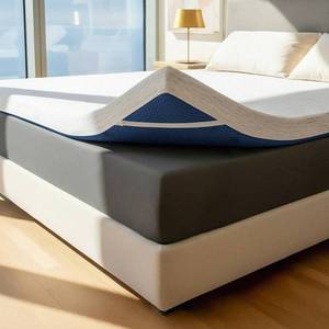 lot 9083 image: Viscosoft Twin High Density Mattress Topper 4in - Retail $190