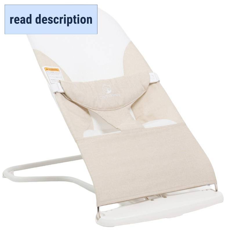 lot 121348 image: ComfyBumpy Ergonomic Baby Bouncer Seat - Safe, Portable Bouncing Chair with Adjustable Height Positions - Infant Bouncy Seat Perfect for Newborn Babies (Oatmeal)