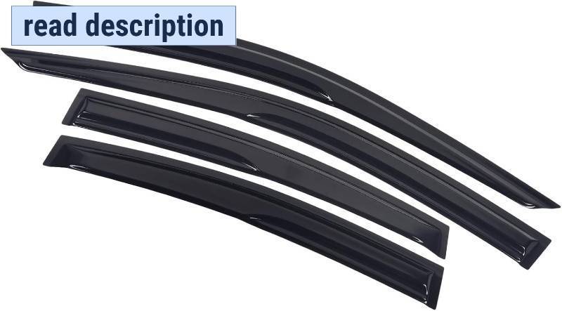lot 361414 image: 4Pcs Car Window Rain Guards Vent Visors Shades fit for Lexus IS300 IS350 IS500 All Models 2021-2025 Window Deflectors Vent Window Visors Replace 200555