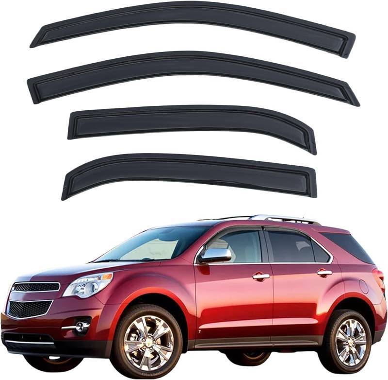 lot 461297 image: Rain Guards Compatible with 2010-2017 Chevy(Chevrolet) Equinox, Acrylic Slim Style Window Visor Rain Guard, Side Window De ector for Chevy Equinox Accessories 4Pcs, 2011 2012 2013 2014 2015 2016