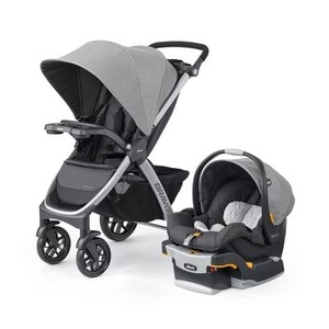 lot 321243 image: Retails for $310 Chicco Bravo 3-in-1 Quick-Fold Trio Travel System - Parker