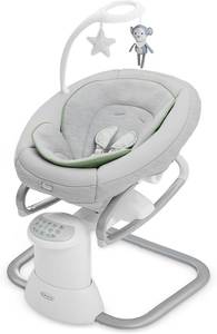 lot 391617 image: Retails for $250 Graco Soothe My Way with Removable Rocker, Madden - Versatile Baby Swing & Portable Rocker