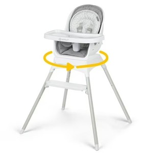 lot 461196 image: Retails for $149 Safety 1st Grow and Go Rotating High Chair, Soft Ash