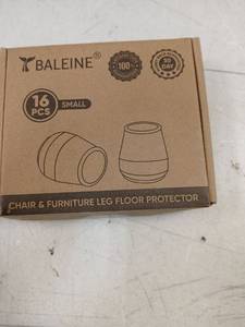 lot 32201 image: Clear chair leg protector 16 count  - Retail $25