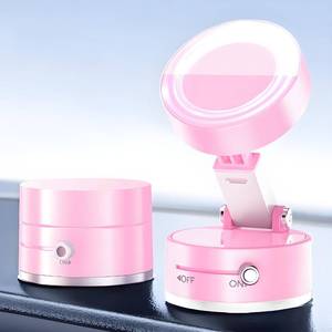 lot 32249 image: JingJinYY Vacuum Suction Magnetic Phone Holder, 2025 Upgraded Foldable and Retractable Magnetic Mount, A Movable Vacuum Suction Cup Car Phone Stand for CarsGymsMirrorsSmooth Surface (Pink) - Retail $10