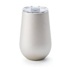 lot 32252 image: Rabbit Double Walled Stainless Steel Wine Tumbler, Includes Splash-Free Sliding Lid - Retail $17