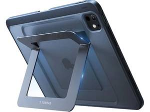 lot 41824 image: TORRAS Ostand K1 Guardian for iPad Pro 13 inch Case 2025 M5 & 2024 M4, Ultra Stable Stand, Multiple Adjustable Viewing Angles, Slim Protective Kickstand iPad Pro 13 Case with Pencil Holder, Black - Retail $50