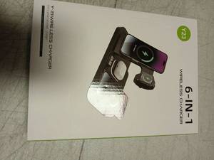 lot 41837 image: 3-in-1 Wireless Charging Station for iPhone AirPods Apple Watch - Retail $25