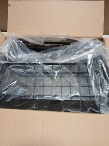 lot 43891 image: Fabutier Under Sink Organizer, 2 Pack Cabinet Organizer for Kitchen, Height Adjustable Pull Out Heavy Duty 2 Tier Metal Under Sink Storage for Bathroom Pantry (Black, 2 Pack) - Retail $39