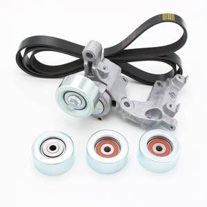 lot 48757 image: Flynsu Drive Belt Tensioner Idler Pulley Kit Replacement for 2005-2015 Toyota Tacoma 4Runner FJ Cruiser Tundra 4.0L 1GRFE - Retail $75