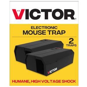 lot 48780 image: Victor Humane Mouse Traps Indoor for Home - M250BSR-2 - No Touch Electric Mouse Traps for Home, Pack of 2 - Retail $40